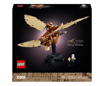 Klocki LEGO® LEGO Icons 10363 Latająca maszyna Leonarda da Vinci